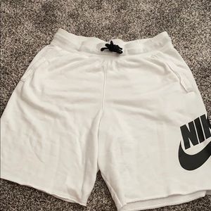 White Nike Shorts